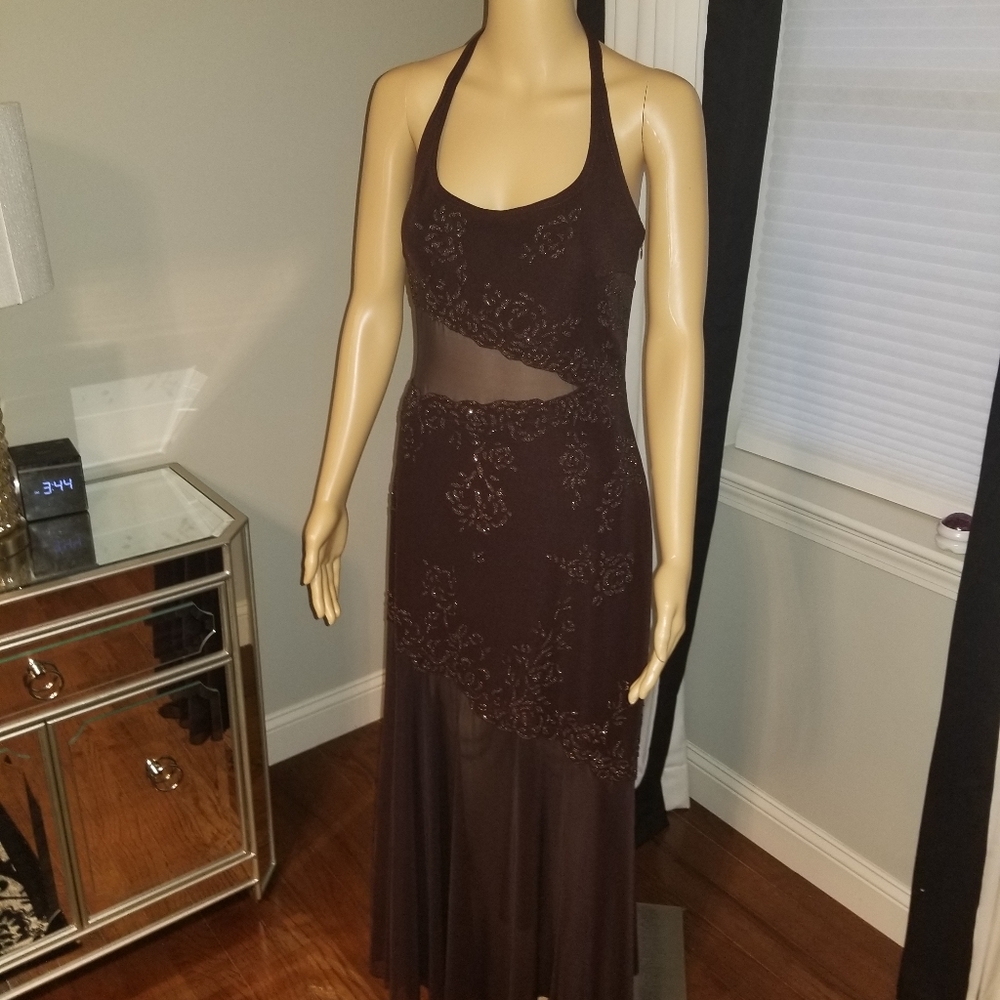 Beautiful Brown Evening Gown